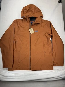Patagonia Herren Boulder Fork Regenjacke Neu mit Etikett Robin Brown Größe Small - Bild 1 von 4