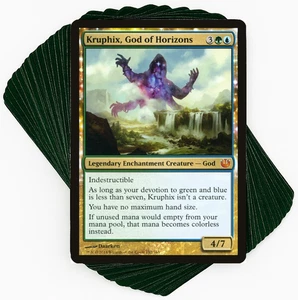 ***Custom Commander Deck*** Kruphix, God of Horizons - Big Mana Eldrazi - EDH - Picture 1 of 7
