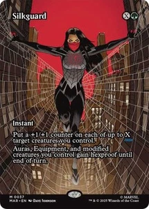 Silkguard BORDERLESS - 0037 - Mythic - Marvel's Spider-Man MAR MTG - Bild 1 von 1