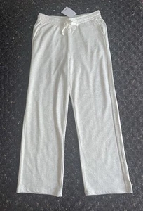 SUSSAN Size S Straight Leg Lounge Track Pants In Snow Marle BNWT - Picture 1 of 7