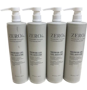 Gel doccia Gilchrist & Soames Zero% 15 oz - set di 4 - formula naturalmente gentile nuovo - Foto 1 di 2