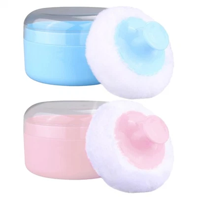 Puderpuffbehälter Körper Pulver Jar Schwamm Storage Box Applikator - Bild 1 von 4