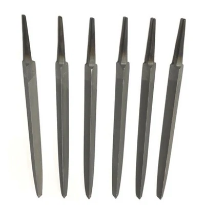 Metalwork Steel Handle Square Triangle Needle Files Long Tool Accessory Sale - Image 1 of 4