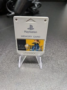 Final Fantasy IX PlayStation Memory Card Sony SCPH - 1020 scheda PS1 originale  - Foto 1 di 3