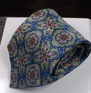 Corbata de seda multicolor hecha a mano McKenzie Tribe Office Jacquard - Imagen 1 de 4