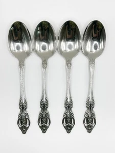 4 Oneida SSS RENOIR PEMBROOKE Edelstahl Oval Suppen-/Platzlöffel Silberbesteck - Bild 1 von 3