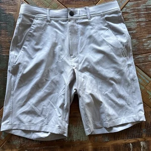 Pantalones Cortos Para Hombre George Sobre la Rodilla Gris Talla 30 Nuevos Con Etiquetas - Imagen 1 de 7