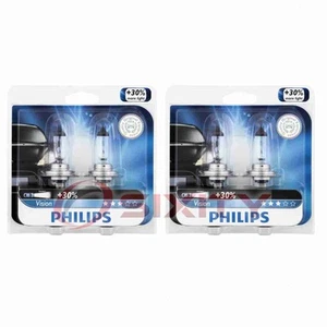 2 pc Philips Front Fog Light Bulbs for Alfa Romeo 159 Brera Spider 2007-2012 qc - Picture 1 of 5