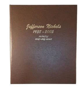 US Jefferson Nickel with Proof Coin Album 1938 - 2005 #8113 - Picture 1 of 7