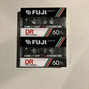 Fuji DR-I Type I Normal Bias 60 Minuten Audio Cassette Tapes, 2er Pack - Bild 1 von 2