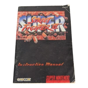 Super Street Fighter II 2 SNES Super Nintendo Instruction MANUAL ONLY - Picture 1 of 4