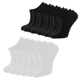 5 pares de calcetines de entrenamiento de bambú Elchee Wear. Calcetines orgánicos No Show. Puntera sin costuras. - Imagen 1 de 9