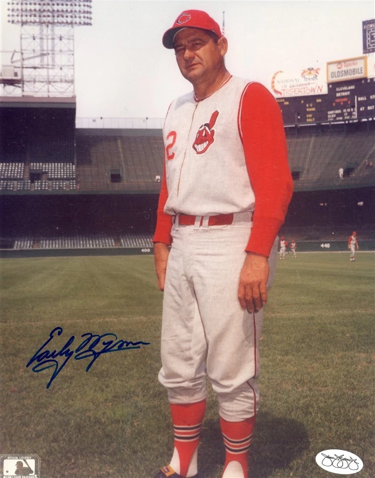 Early Wynn Signed 8X10 Photo JSA COA Cleveland Indians HOF/ White Sox/300 Win⚾️ - Image 1 of 1
