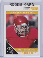 CAMERON HEYWARD ROOKIE CARD Pittsburgh Steelers Football 2011 Score RC