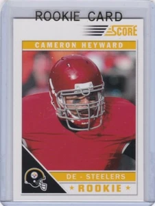 CAMERON HEYWARD ROOKIE CARD Pittsburgh Steelers Football 2011 Score RC - Bild 1 von 2