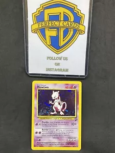 POKÉMON BASE SET 2 MEWTWO HOLO 10/130 NM - Foto 1 di 2