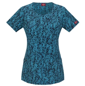 {XXS} Medical Uniform Scrub Top Dickies Scratch That Mock Wrap STTA 85936 - Picture 1 of 2