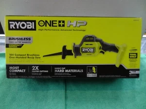 NEW RYOBI ONE+ HP 18V Brushless Compact One-Handed Reciprocating Saw PSBRS02B - Picture 1 of 13