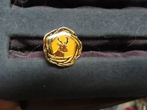 Insignia de madera antílope patrulla pasador sombrero C56 - Imagen 1 de 1