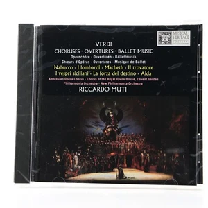 Verdi: Choruses, Overtures & Ballet Music by Riccardo Muti (CD, 1991) SEALED New - Picture 1 of 3