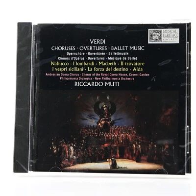Verdi: Choruses, Overtures & Ballet Music by Riccardo Muti (CD, 1991) SEALED New - Image 1 of 3