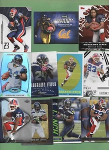 Marshawn Lynch (Buffalo Bills/ Seahawks/Raiders) 30 Lot w/Rookie & Insert Cards - Picture 1 of 3