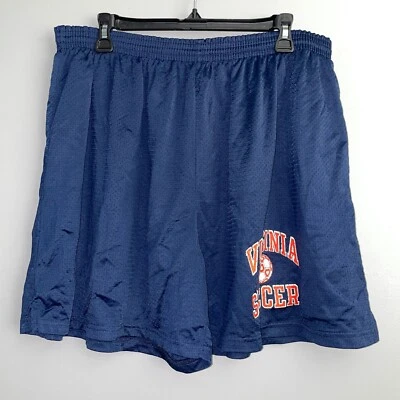Pantalones Cortos de Fútbol de Nailon 3XL Vintage Usados en Excelente Condición Universidad de Virginia UVA Cavaliers Mincers Foto 1 de 4