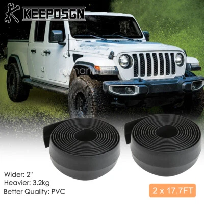 PVC Car Truck Flexible Wheel Extend Fender Flare Molding Trim for Jeep Gladiator Foto 1 de 4