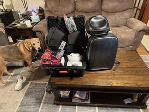 DJI Air 2S Drone Bundle FPV Goggles, 4K Camera, Extra Batteries, SpiderMan Skin - Picture 1 of 16