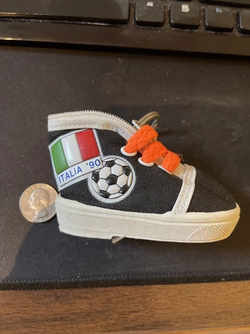 Italy Soccer Shoe Coin Purse Keychain Cover
