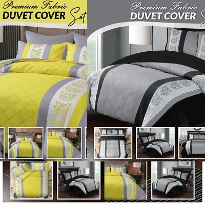 Duvet Cover Set Reversible Zipper Quilt Cover Duvet Cover Bedding Set King Size