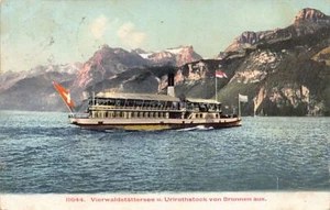 Schweiz - BRUNNEN (SZ) Dampfer Italia - Vierwaldstättersee - Verlag Wehrli11644 - Bild 1 von 2
