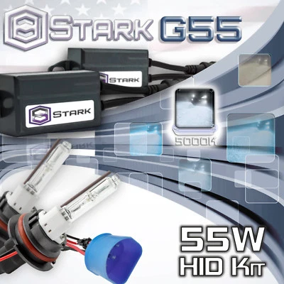 Slim 55W Xenon HID Hi Lo Dual Kit Head Light - 5000K  Pure White - 9004 HB1 (A) - Image 1 of 3