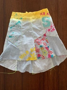 Girls Wild South Skirt Size 8 Cotton Gray, Yellow, Pink New w/ Tags 100% Cotton - Picture 1 of 11