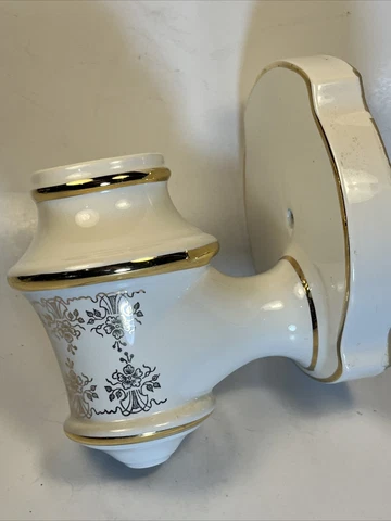 Vintage Thomas Industries Porcelain Ceramic Wall Sconce  Replacement Fixture Cover