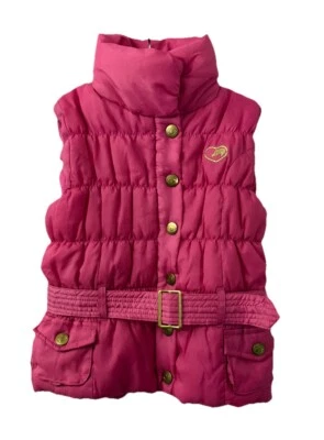 Ecko Red Kids Puffy Vest Girls 4T Sour Berry Pink NWT  - Изображение 1 из 4