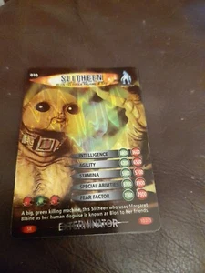 Dr Who Battles In Time Number 10 Slitheen Super Rare Card - Picture 1 of 4