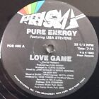 PURE ENERGY Feat LISA STEVENS - LOVE GAME - MAXI VINYL