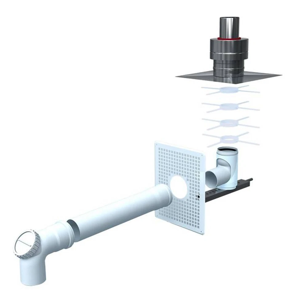 Bertrams Standardbausatz pour Schachtmontage Ew Avec Connecteur Dn 80 VA Ealuiga - Bild 1 von 1