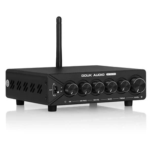 Douk Audio NS-14G PRO 2.1 Channel Bluetooth TPA3255 Digital Amplifier Power Amp - Picture 1 of 8