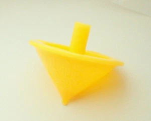 Raro juguete Happy Meal de plástico con tapa giratoria de Ronald McDonald's de los años 70 nuevo en stock sin usar - Imagen 1 de 5