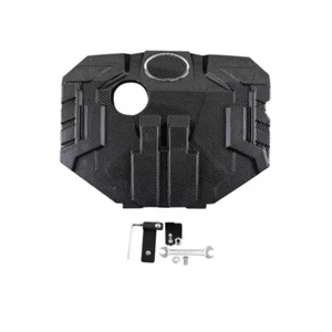 ABS Carbon Fiber Print Front Engine Cover Lid For 2019-2022 Toyota Corolla 1.8L  - Picture 1 of 1