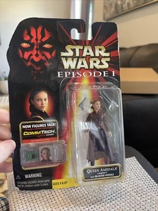 Star Wars Episode 1 Phantom Menace Naboo Queen Amidala Action Figure Hasbro 1998 - Picture 1 of 3