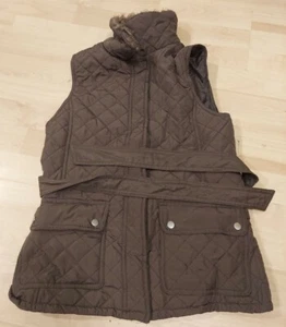 Kenar Women's Size Small Quilted Vest Ladies brown  - Picture 1 of 1