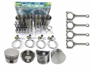 Rebuild Kit+4pcs Connecting Rod Fit For Kubota V1200 Engine B2150 B9200 Tractor - Picture 1 of 6