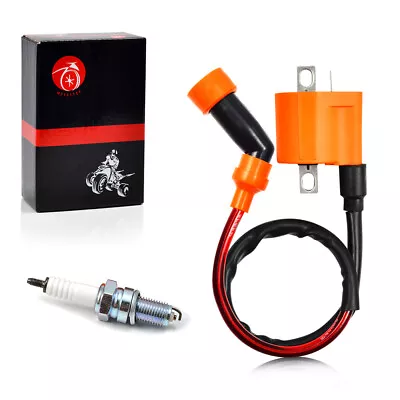 点火线圈和火花塞适用于雅马哈 Raptor 350 YFM350 2004-2013 ATV YFM350R 美国 — 第 1/4 张图片