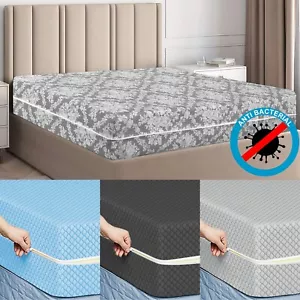 Mattress Zipped Cover Protector ANTI BED BUG Full Encasement Single Double King - Picture 1 of 71