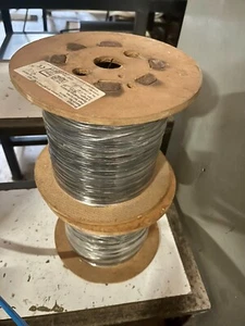 AWG20 SILVER PLATED COPPER WIRE BLACK PTFE INSULATED - Picture 1 of 2