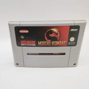 Mortal Kombat Super Nintendo SNES gioco testato funzionante solo carrello PAL - Foto 1 di 3