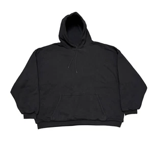 Yeezy Gap Hoodie Large Black Double Layered Designer Oversized Casual - Imagen 1 de 13